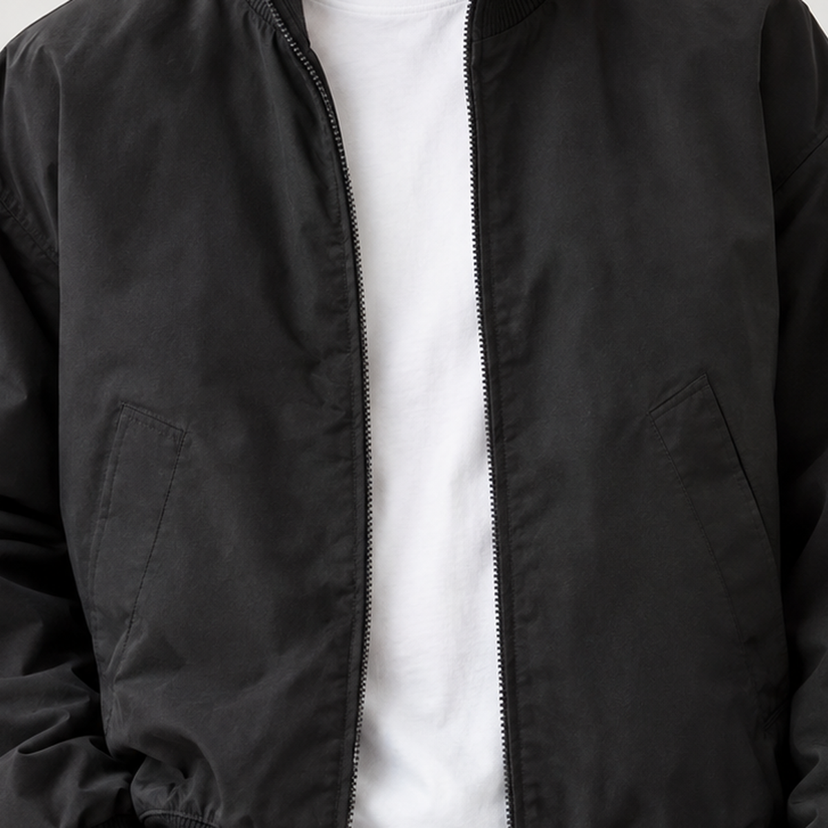 Francois Bomber Jacket - Lead Product Detail
