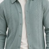 Herwig Textured Cardigan - Lead Product Detail