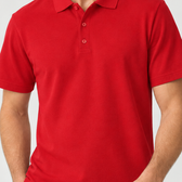 Matthias Cotton Polo Shirt - Lead Product Detail