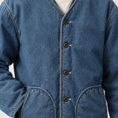Stellan Collarless Jacket - Lead Product Detail