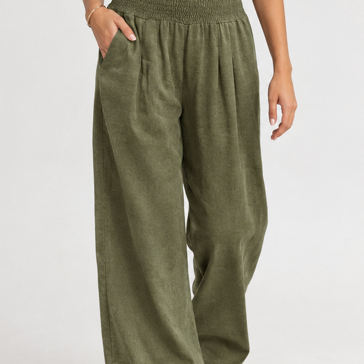 Annick Wide Leg Pants - Lead Product Detail
