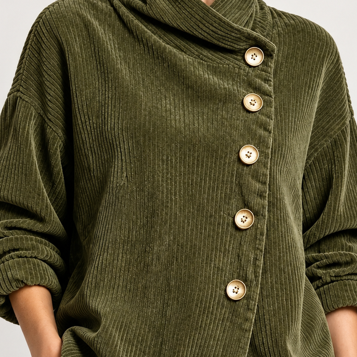 Talia Cowl Neck Top - Lead Product Detail