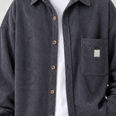Norbert Corduroy Overshirt - Lead Product Detail