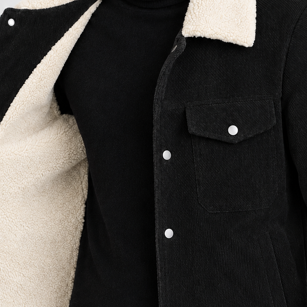 Nelson Sherpa Collar Jacket - Lead Product Detail