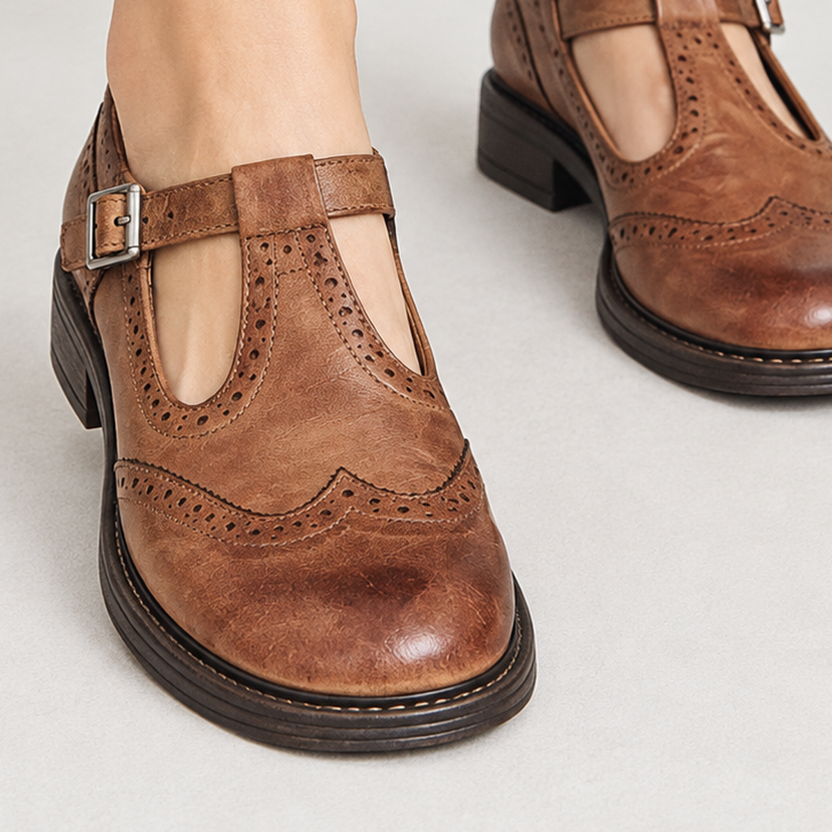 Annelise Brogue Mary Janes - Lead Product Detail