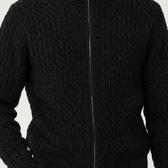 Arnt Cable Knit Sweater - Lead Product Detail