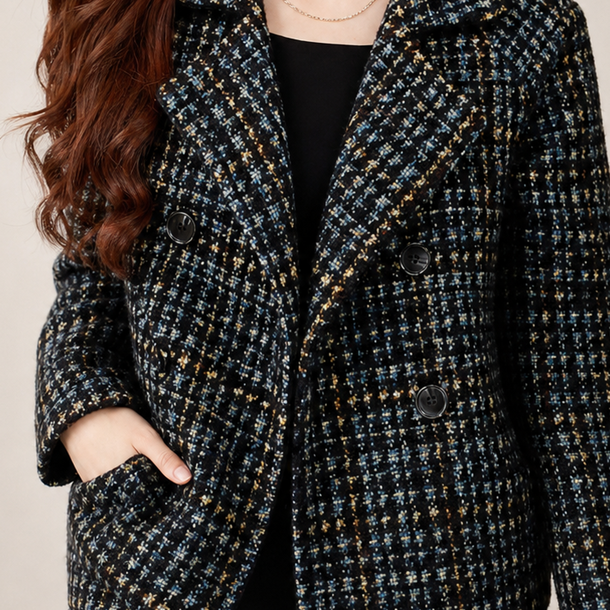 Fenna Textured Jacket - Lead Product Detail