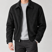 Henri Zip Jacket - Black