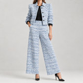 Isabelle Wide Leg Set - Light Blue