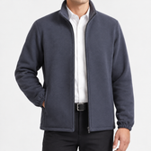 Elias Stand Collar Jacket - Grey