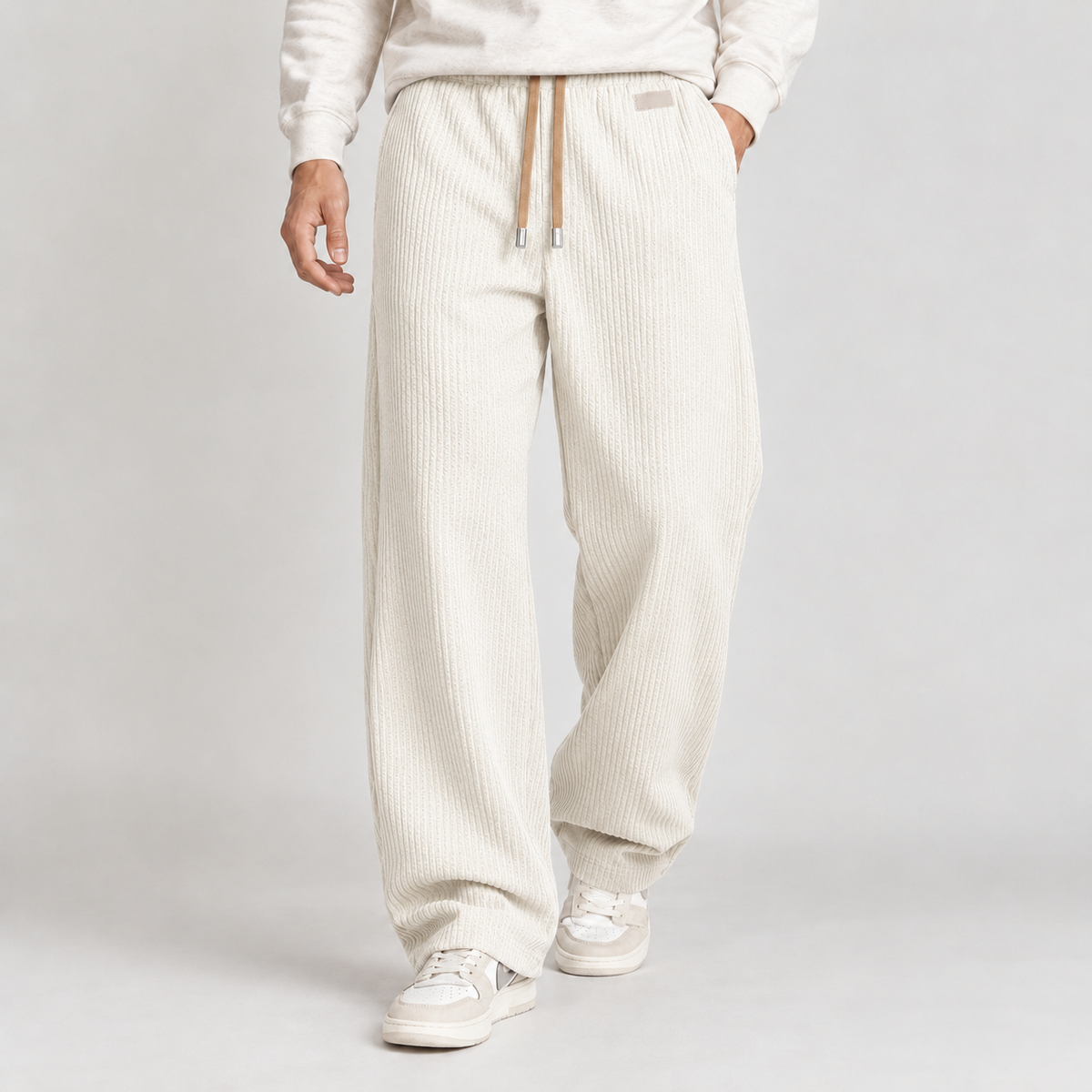 Leonardo Wide Leg Pants - Apricot