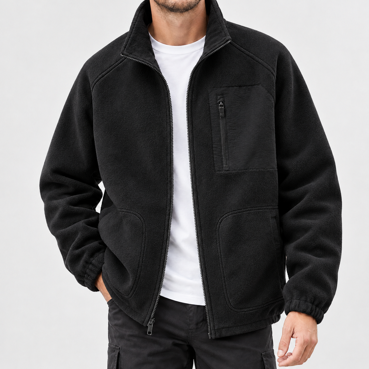 Eystein Fleece Jacket - Black