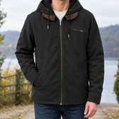 Ebbe Hooded Cotton Jacket - Black