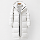 Gaspar Cashmere Puffer Coat - White