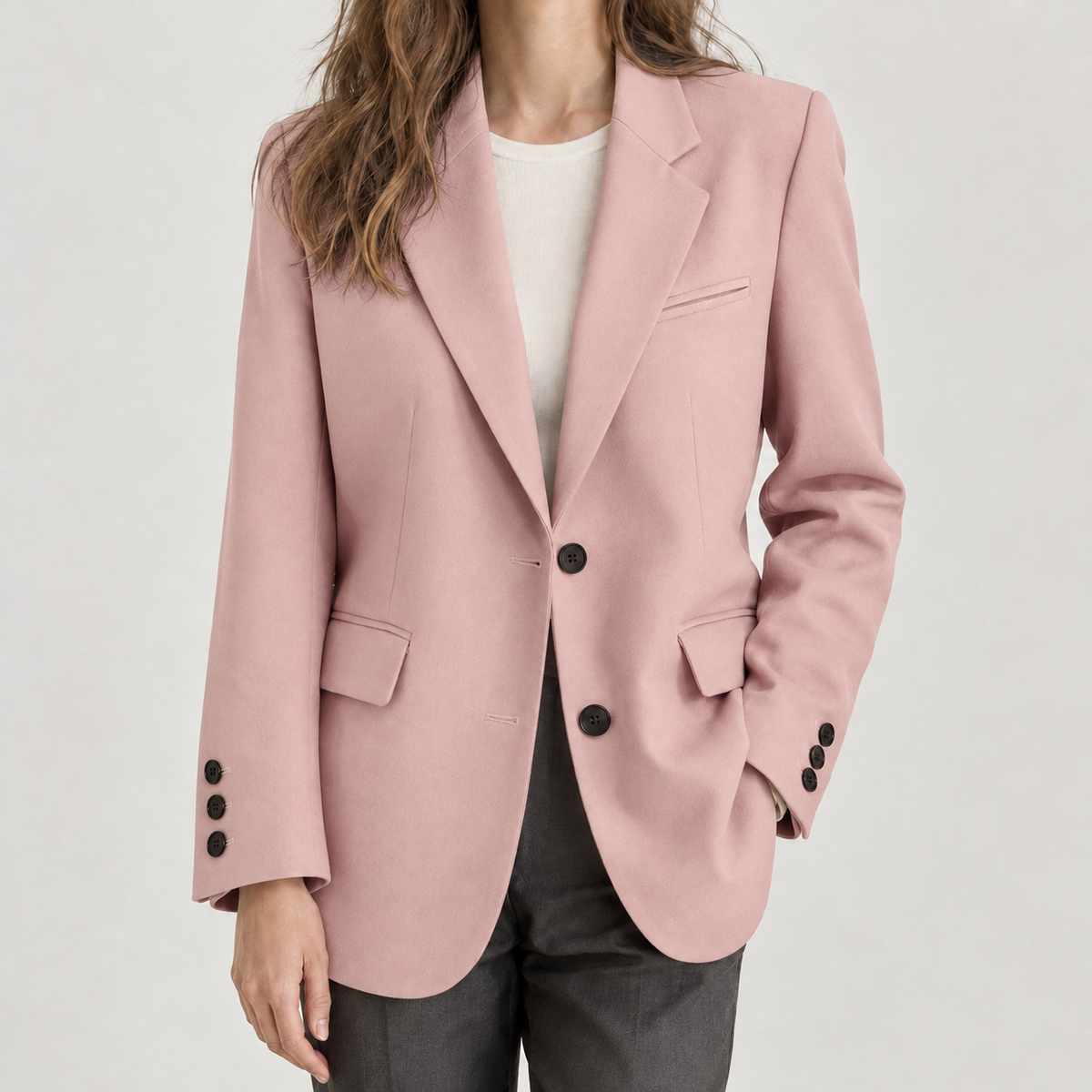 Anniken Tailored Blazer - Pink