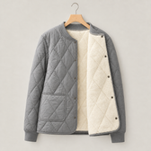 Georg Quilted Jacket - Silver Gray