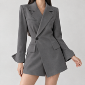 Anaelle Tailored Playsuit - Gray