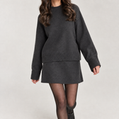 Dora Relaxed Knit Set - Gray