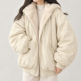 Adelphine Reversible Bomber Jacket - Apricot