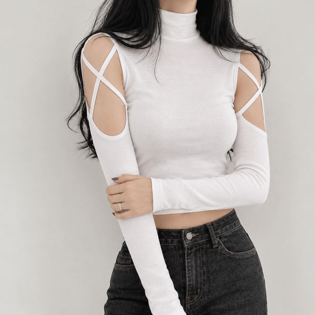 Brune Cutout Top - Coffee