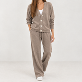 Aina Cashmere Lounge Set - Brown