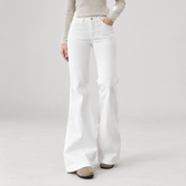 Michella Flared Pants - White