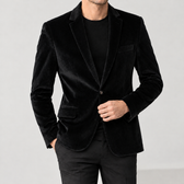 Callisto Slim Fit Blazer - Black