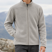 Alec Fleece Jacket - Gray