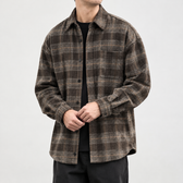 Henry Plaid Overshirt - Khaki