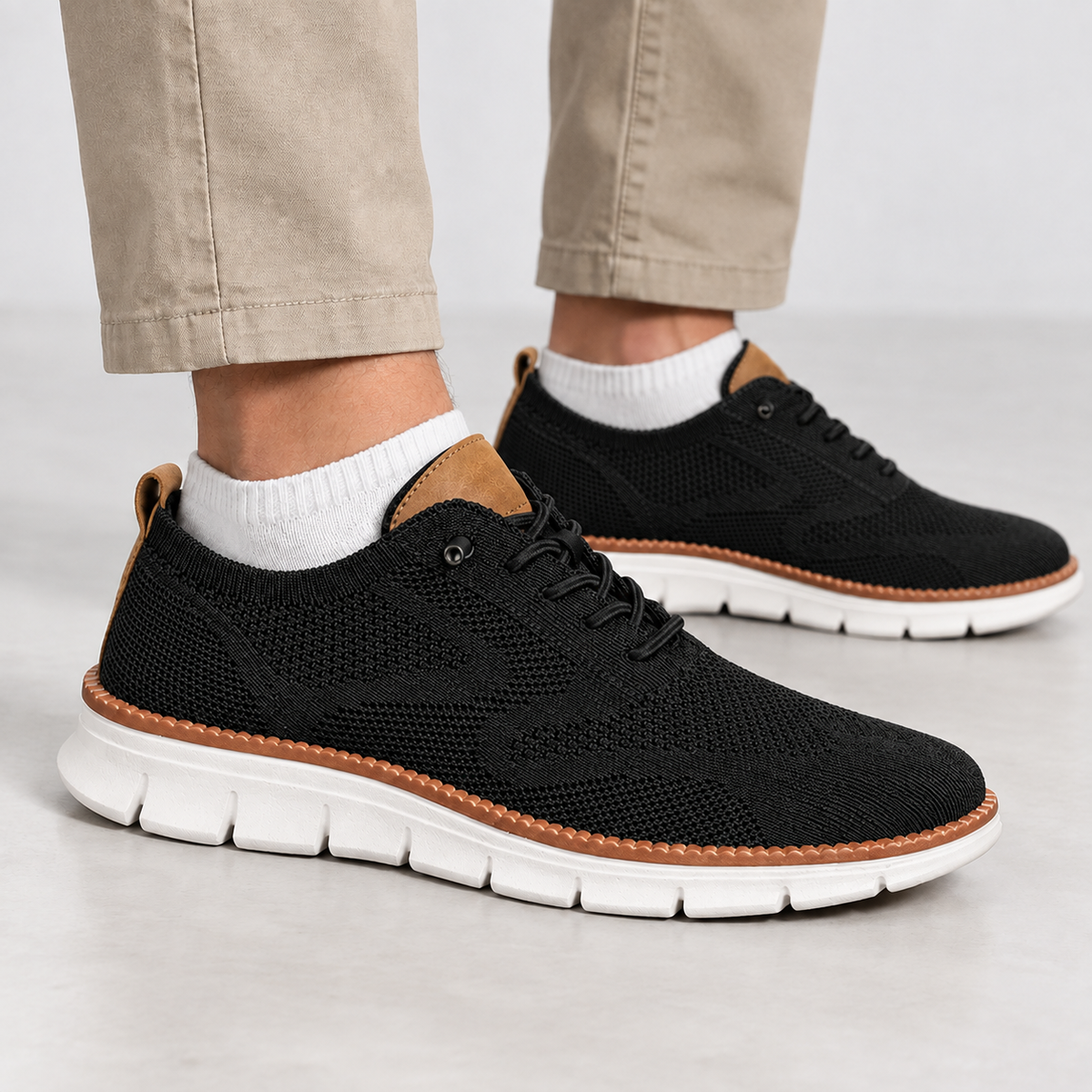 Alessi Knit Sneakers - Black