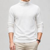 Odilon Slim Turtleneck - White