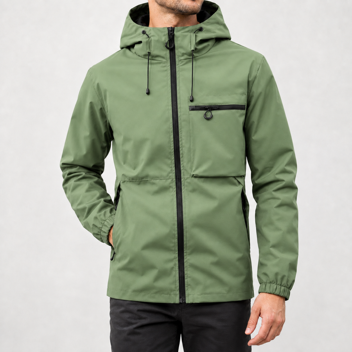 Conrad Hooded Jacket - Fruit Green