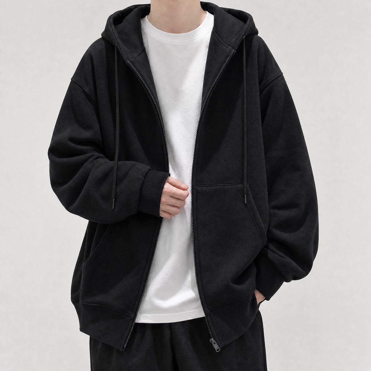 Marcel Oversized Hoodie - Black