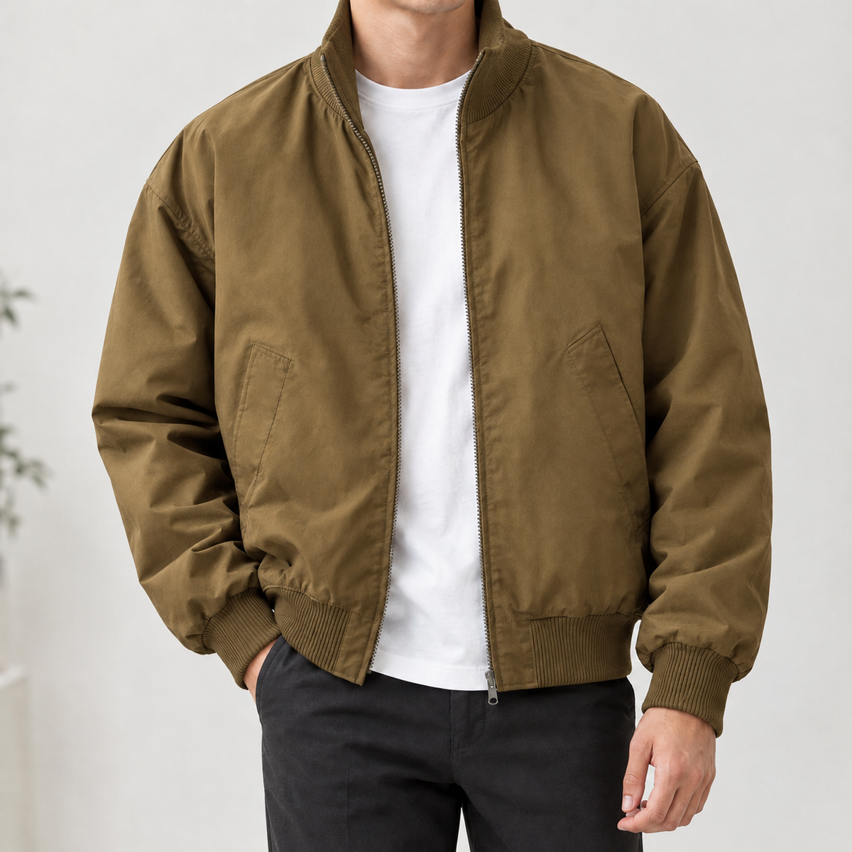 Francois Bomber Jacket - Brown