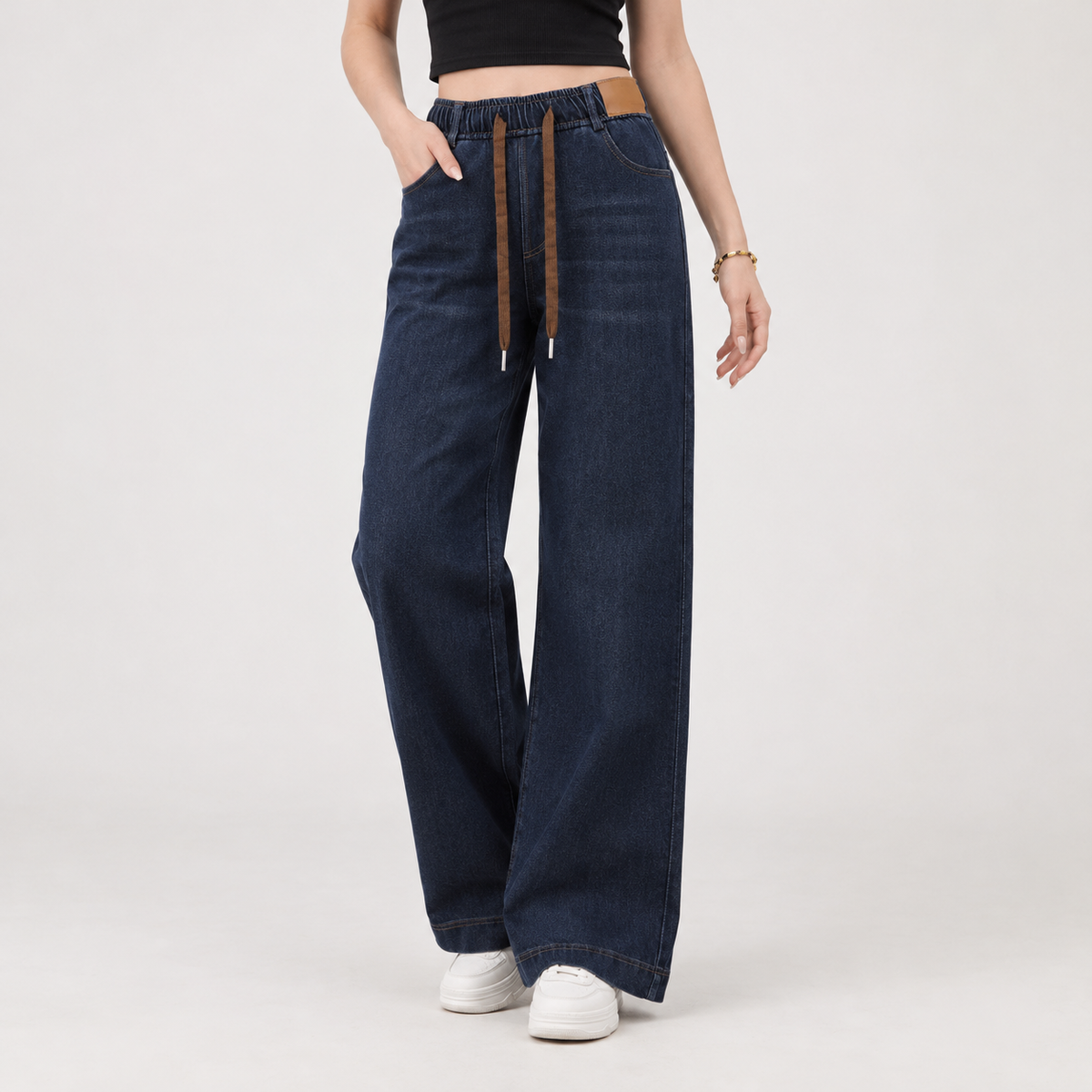 Bjargey Wide Leg Pants - Black