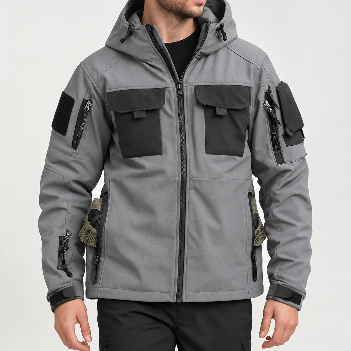 Antoine Tactical Jacket - Gray