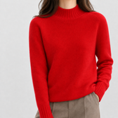 Laure Cashmere Sweater - Red
