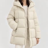 Andrine Hooded Puffer Jacket - White