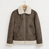 Vincent Aviator Jacket - Brown