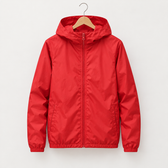 Samuel Hooded Jacket - Red