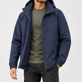 Christof Hooded Jacket - Dark Blue
