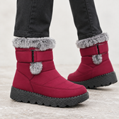 Bartolo Plush Lined Snow Boots - Red
