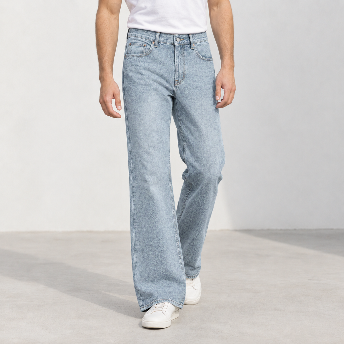 Romano Flared Jeans - Light Blue