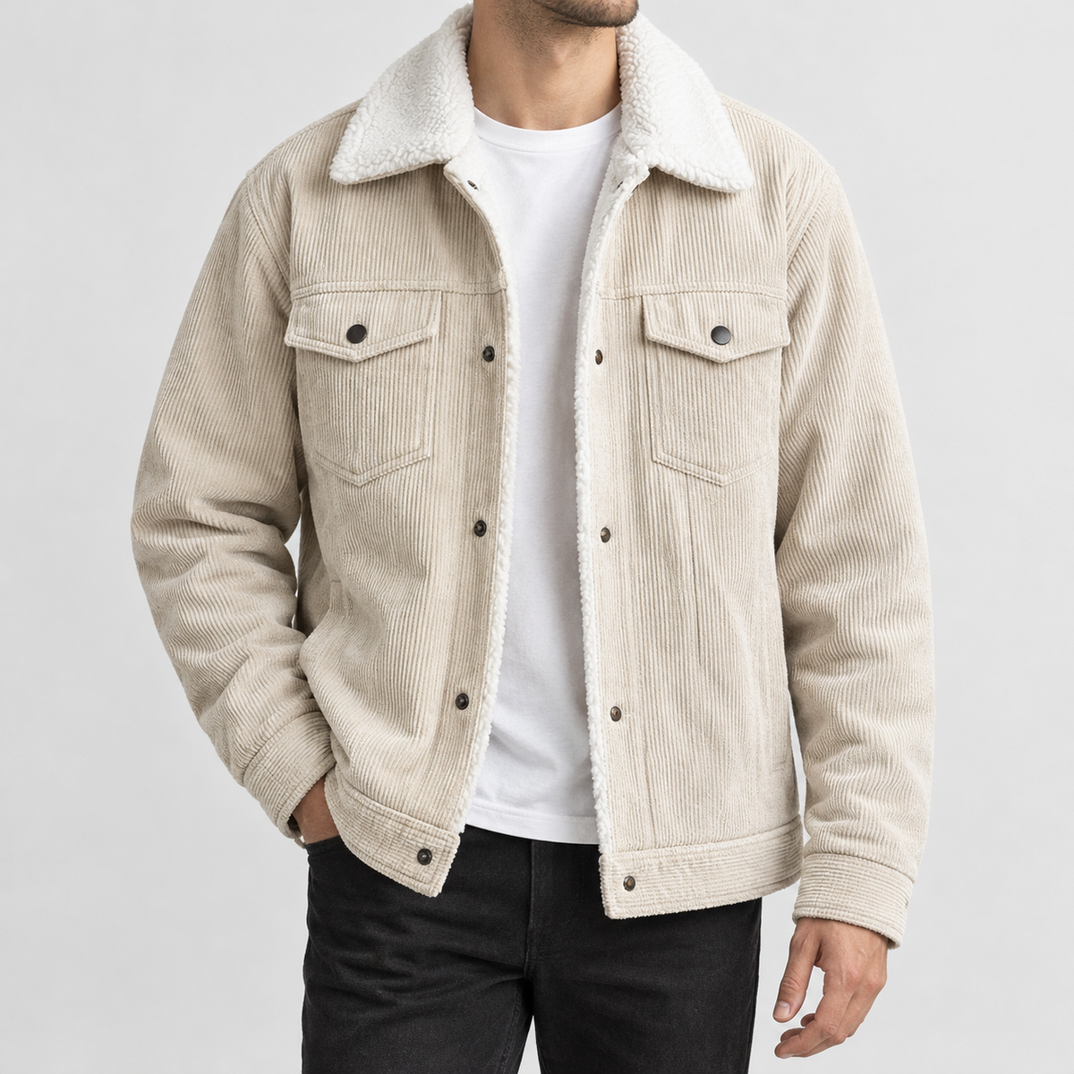 Antonin Cashmere Jacket - Off White