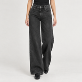 Aurane Wide Leg Jeans - Black
