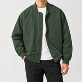 Theophile Bomber Jacket - Dark Green