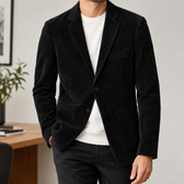 Wilder Notch Lapel Blazer - Black