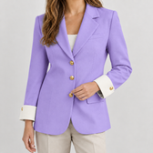 Godelieve Tailored Blazer - Light Purple