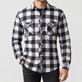 Ramon Brushed Overshirt - Black