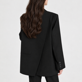 Almerinda Relaxed Fit Blazer - Black